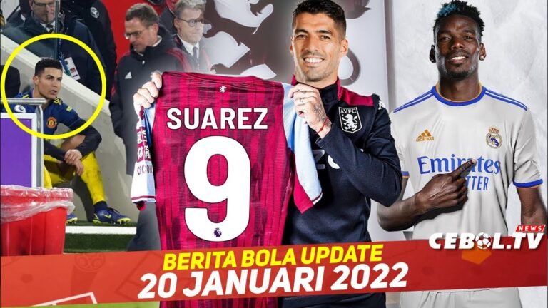 Demi Aston Villa, Suarez Tolak 3 Klub Brasil🔴Ronaldo Ngamuk Diganti🔴 Pogba Ingin Gabung Madrid