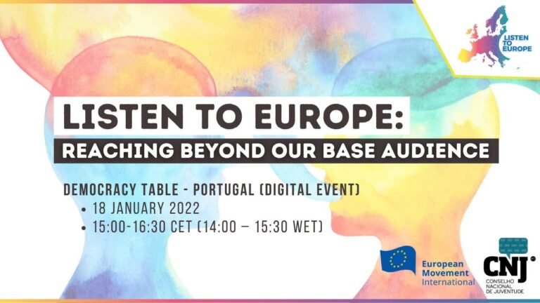 Democracy Table – Portugal | Listen to Europe