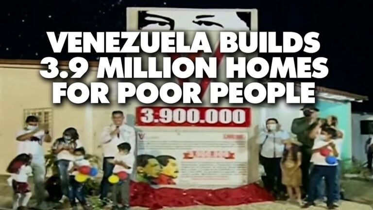 Despite US sanctions, Venezuela builds 3.9 million homes for poor families