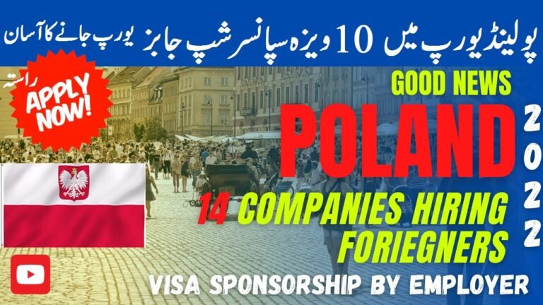 FREE Poland Work Permit 2022 How to get Poland Free Work Permit Poland Visa Sponsorship Visa Honest