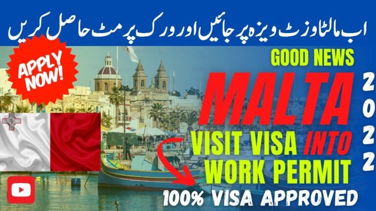 Free Malta Work Permit 2022 | Convert Visit into Work Visa | Full Malta Work Permit Explained