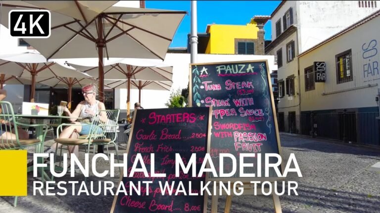 Funchal, Madeira Portugal 2022 | Restaurant walking tour of the centre