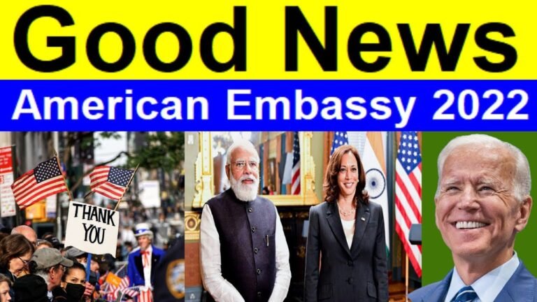 🔴 Good News | American Embassy |  🇵🇰 🇺🇸 🇮🇳 | US Visit Visa | Visa Interview –  New Appointment 2022.