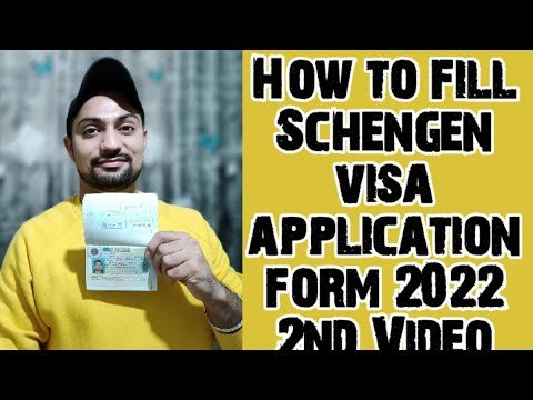 How to fill Schengen visa Application form – Italy Schengen tourist visa