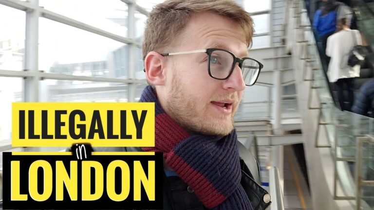 Illegally snuck into London