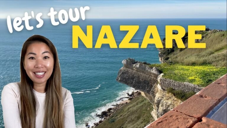 Is Nazare A Family Friendly Town? Let's Tour and Explore! Nazare, Silver Coast of Portugal