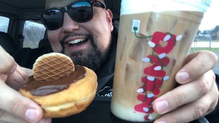 LIVE ☕️ Dunkin’ NEW Brown Sugar Cookie Cold Brew + Stroopwafel Donut