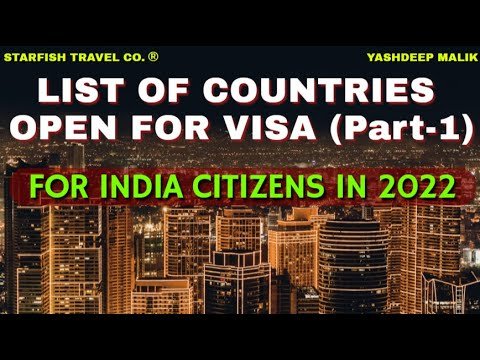 List of Countries Open for VISA in January 2022 (PART – 1 of 3)  | हिंदी में