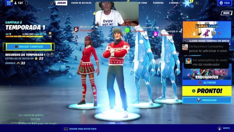 Live vovo fortnite vovotiktok  jogando fortnite