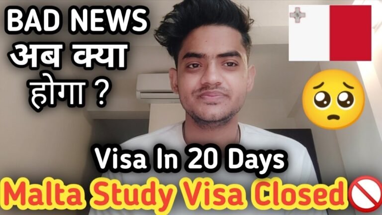 Malta 🇲🇹 Study Visa Closed 🚫 Full information | Malta new update lockdown | Malta vfs india | MALTA