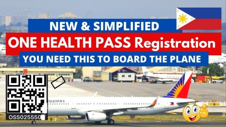 NEW & SIMPLIFIED ONE HEALTH PASS REGISTRATION TUTORIAL for Filipinos, Balikbayans & Foreigners