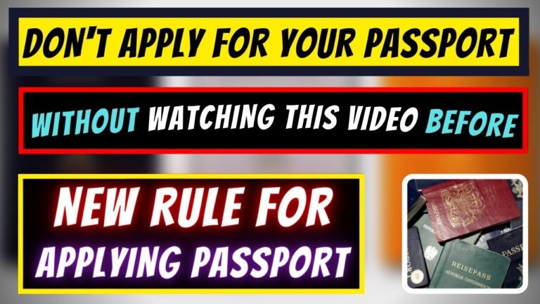 New rule of applying for a passport || Documents Required || New Rules to make passport 2021