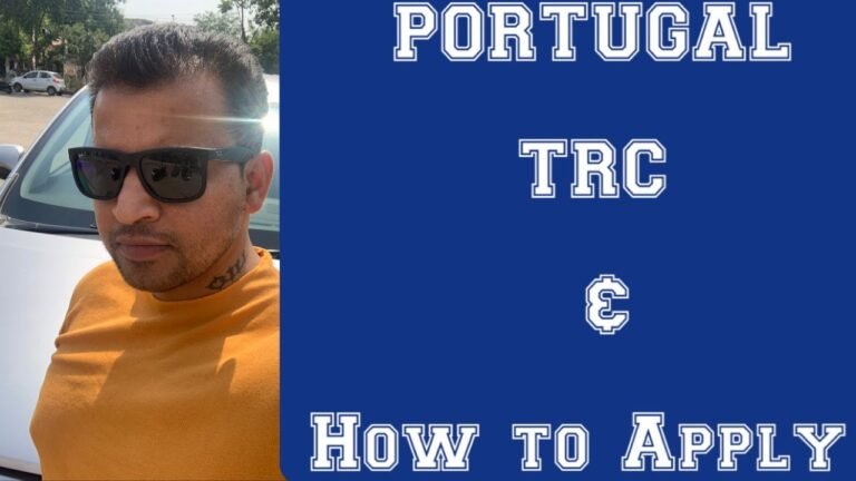 PORTUGAL 🇵🇹 TRC .. HOW TO APPLY ???