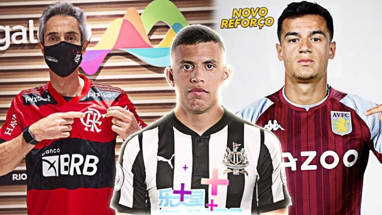 Paulo Sousa e John Textor CHEGAM ao RIO | Newcastle reacende INTERESSE em Matheus | Coutinho 🤝 Villa