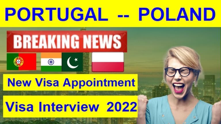 Poland Portugal Embassy Update | Work Visa — New Appointment — Visa Interview.