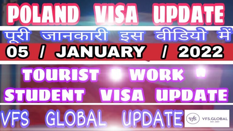 Poland Visa 2022 | Poland Visa January Update 2022 | Vfs Poland Update | Khanna Visa Advice |