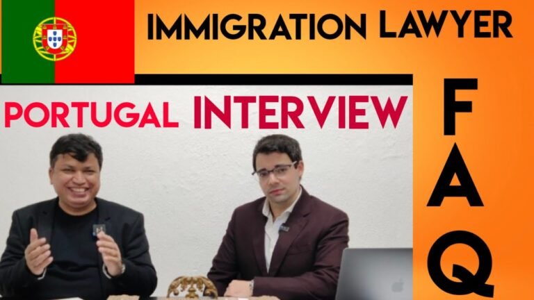 Portugal: Immigration Lawyer Interview, D-7, TRC@Chandra Shekher, Visa and Education Advisor