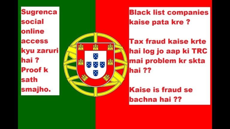 Portugal Immigration Update | Identify Tax Fraud & Blacklist Companies | With Proof Of Tax Fraud |