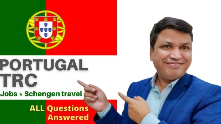 Portugal TRC: All Questions Answered: Jobs, Visa, Schengen Travel @ Portugal TRC
