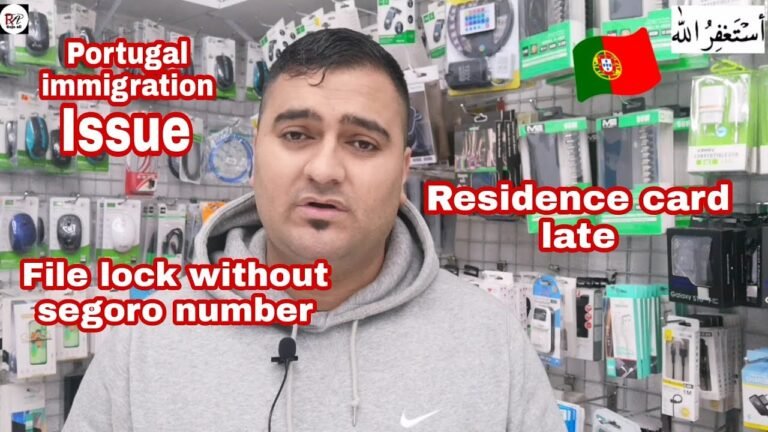 Portugal immigration residence card late, file lock without segoro number |Raja Ali diaries|