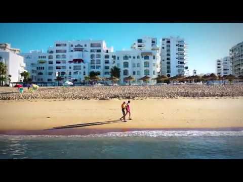 Quarteira Albufeira Portugal 2019 beach walk