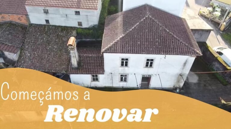 Renovação de casa centenária – centro de Portugal S01E02 Renovating an old house in central Portugal