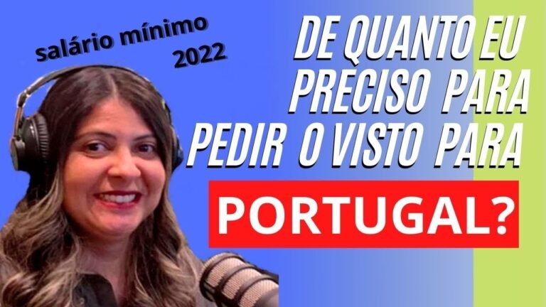 Salário mínimo 2022 em Portugal | Visto de residência