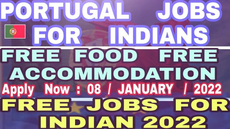 Salary in Portugal Work Permit | Portugal Jobs for Indians | Portugal Job | Jobs in Portugal 2022