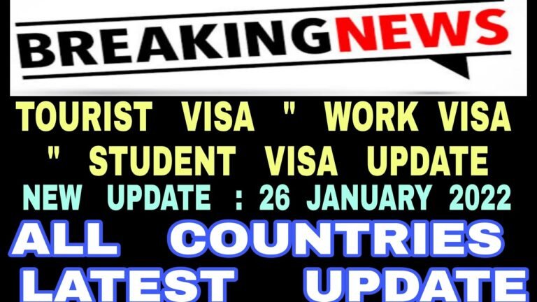 Schengen European Countries Update | Tourist Visa January Update 2022 | VFS Global Update | Europe