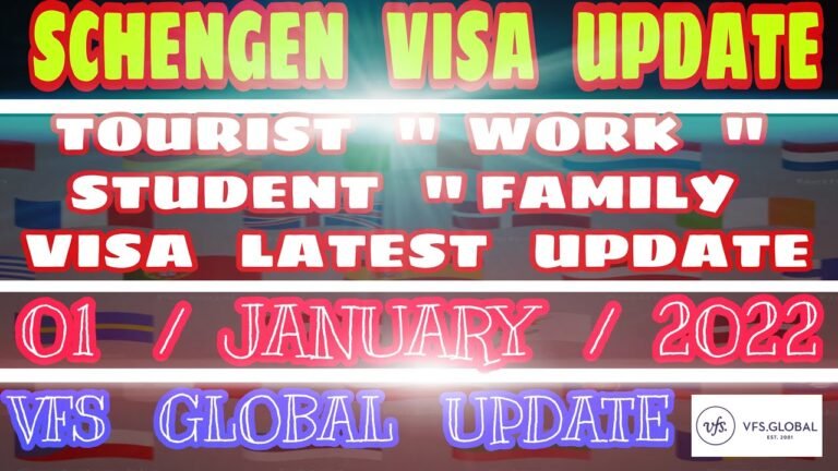 Schengen Visa 2022 Update | Vfs Global Update | Schengen Visa News | Khanna Visa Advice |