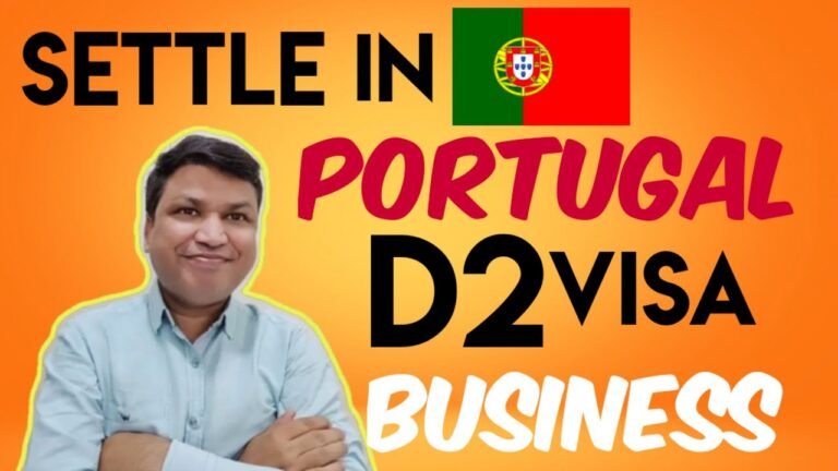 Settle in Portugal by starting Business| D2 Visa| Portugal TRC