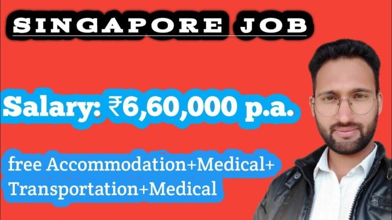 Singapore job update 2022 || Singapore work permit || Abhishesh Pundir