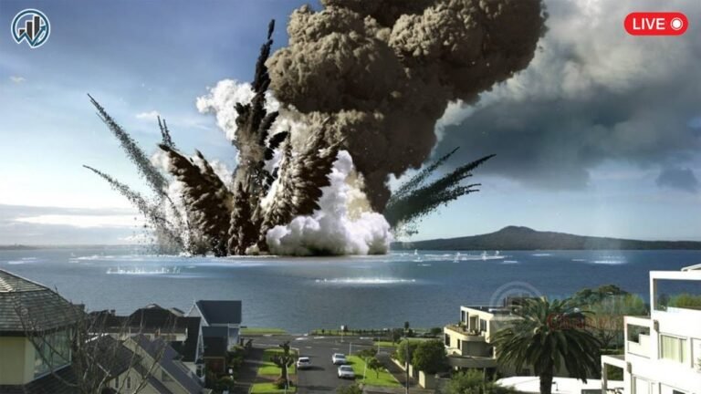 Terrible Tsunami (Jan. 23, 2022): Volcanic Eruption Causes Tonga Island to Sink in a Tsunami