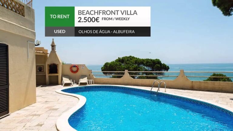 To Rent / Beachfront Villa in Albufeira Portugal To Rent / Beachfront Villa in Albufeira Portugal