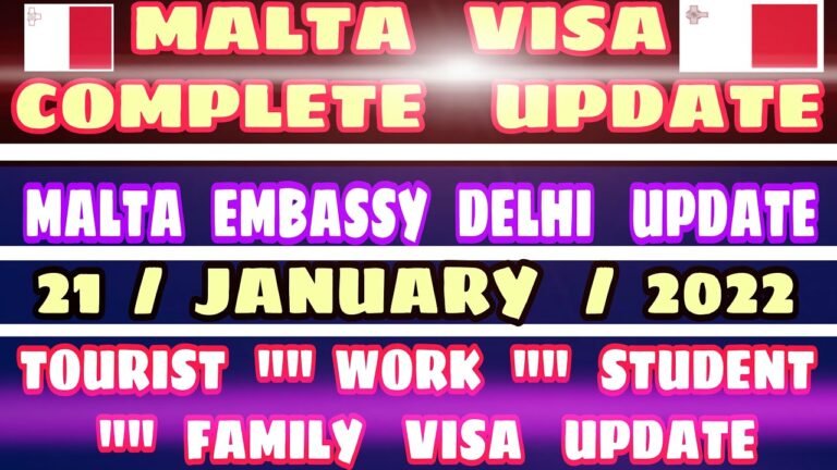 VFS Malta Update | Malta Embassy Delhi | Malta Visa For Indian | Malta Visa Appointment | Malta Visa