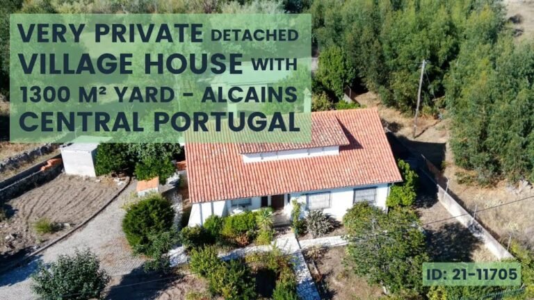 🏡 Very Private DETACHED Village HOUSE for Sale / Central Portugal | € 150000