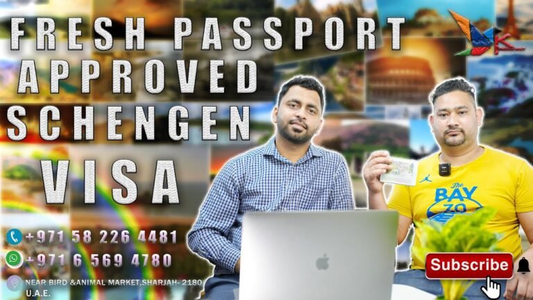 Visa On Fresh Passport| Schengen Visa 2022| Latest Success Story| Europe Visa without Travel History