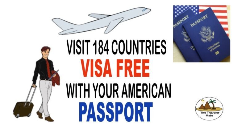 Visa free countries to visit with American passport