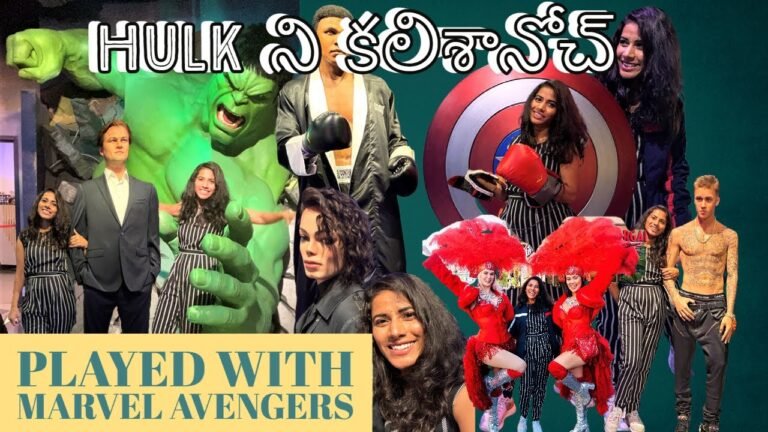 We Went To Avengers Station in Las Vegas | Madame Tussauds Tour | Our Las Vegas Trip Day 1 part 1 |