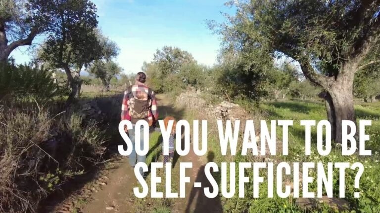 We do not want to be self-sufficient We do not want to be self-sufficient