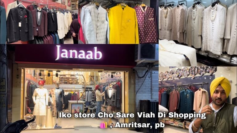 Wedding Shopping | Ethnicwear store | Janaab By Ravi | Amritsar, Punjab