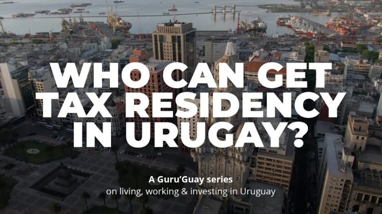 Who can get tax residency in Uruguay?