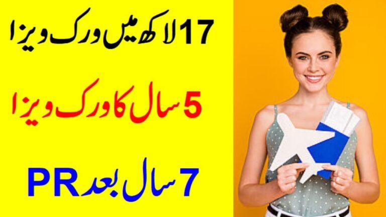 Work Visa for Pakistani citizen  in 2022 | 5 year work Permit + Passport