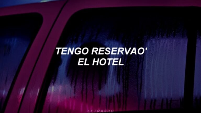 tengo reservado el hotel // rauw alejandro (letra/lyrics)