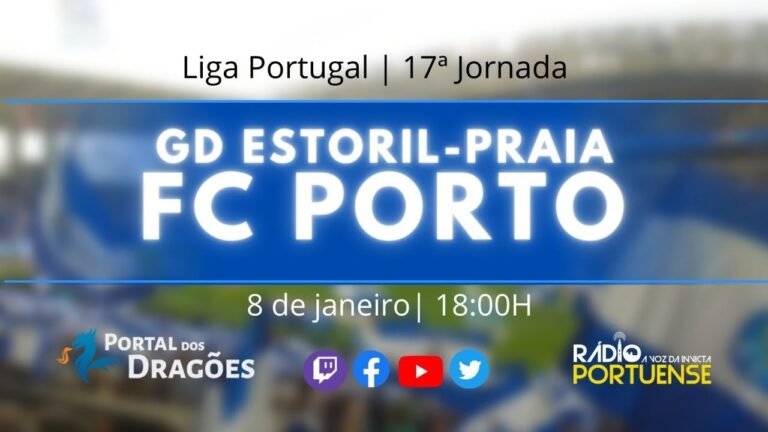 🟡🔵 𝐆𝐃 𝐄𝐬𝐭𝐨𝐫𝐢𝐥 𝐏𝐫𝐚𝐢𝐚 𝐱 𝐅𝐂 𝐏𝐨𝐫𝐭𝐨 🔵⚪️ | Liga Portugal | 17ª Jornada