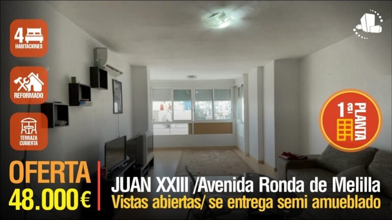 ☀️Alicante☀️ 💰 48.000 € ⭐️Avenida Ronda de Melilla/Juan XXIII / REFORMADO / 4Habitaciones⭐️