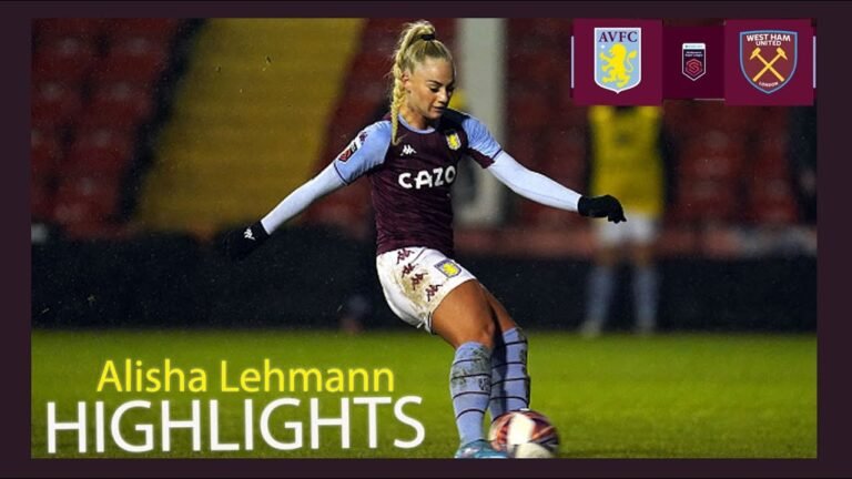 Alisha Lehmann || HIGHLIGHTS⚽ || Aston Villa vs West Ham (06-02-2022)