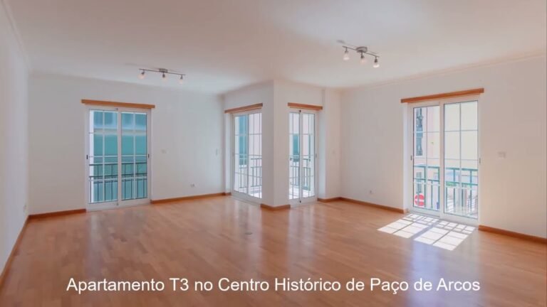 Apartamento T3 para arrendamento no Centro histórico de Paço de Arcos