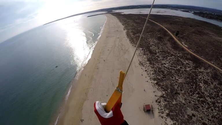 Beach Jump, Beach landing at Skydive Algarve Portugal Fallschirm Strandlandung Sabre3 170