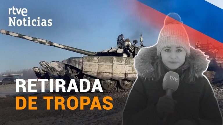 CRISIS UCRANIA: RUSIA retira parte de las TROPAS de la FRONTERA con UCRANIA | RTVE Noticias